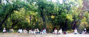 Austrian group in a Danube Delta tour